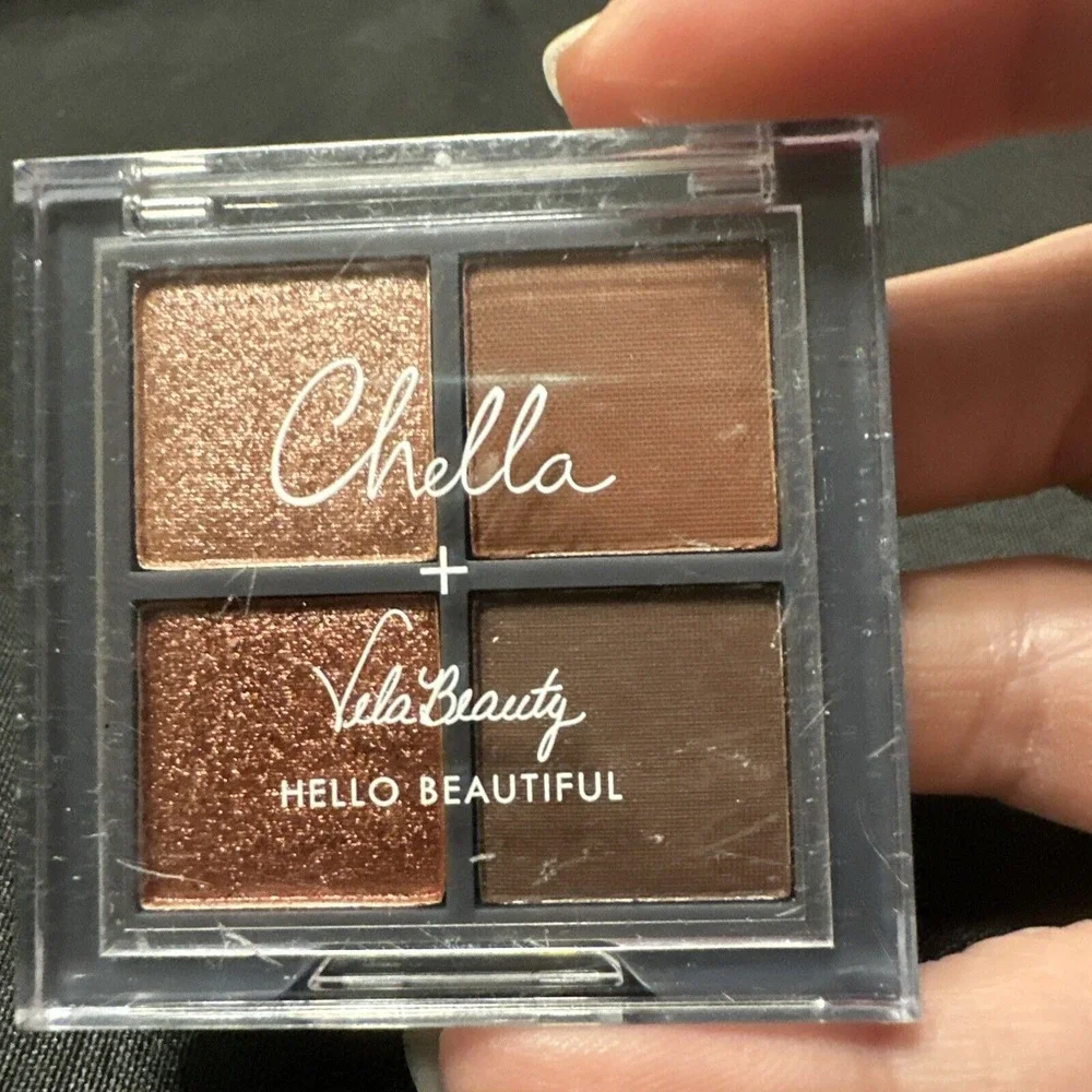 Chella Vela Beauty Hello‎ Beautiful BLUSHING ROSE Eyeshadow Palette 0.13 oz Quad